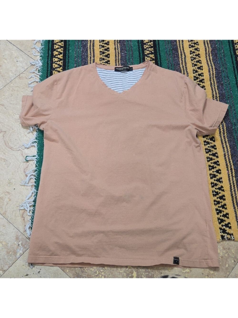 Tailored Recreation V-Neck T-Shirt Mens Large Sz [1032]